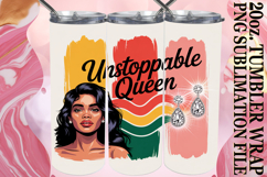 JOYFUL PRESENT 20oz TUMBLER WRAP, Juneteenth Product Image 1