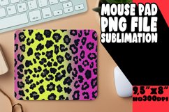Dazzling Glittery Leopard Print Mouse Pad Design PNG Product Image 1