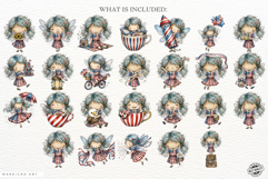 Patriotic Fairy Clipart Product Image 4