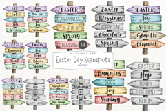 Easter Day Signspots Clipart Product Image 1