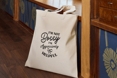 I&#039;m Not Bossy SVG, PNG, Canva Template - Funny Sarcastic Mom Product Image 2