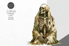 Halloween clipart, Skeleton clipart, Autumn clipart Product Image 1