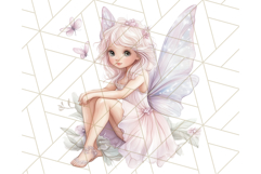 Pastel Fairies and Butterflies PNG, Spring Fantasy Clipart Product Image 2