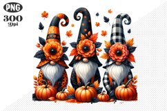 Halloween Gnomes Sublimation - Clipart PNG Design Product Image 1