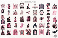 Creepy Moonlit Castle Clipart Product Image 4