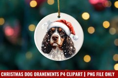 Breeds Of Christmas Dog Ornaments Clipart PNG Product Image 1