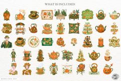 Halloween Garden Tea Clipart Product Image 4