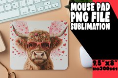 Sweet Cow Heart Sublimation Mat Product Image 1