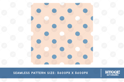 American 4th of July Coquette Polka Dot Seamless Pattern DTF Product Image 2