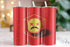 Angry Emoji Tumbler Wrap | Sublimation | Tumblers Product Image 1