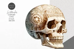 Halloween clipart, Skull clipart, Autumn clipart Product Image 1