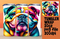 MODERN 20oz Sublimation Design , Dog Product Image 1
