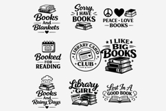 Books Bundle PNG | 39 Reading Quote Designs | Book Lover Product Image 7