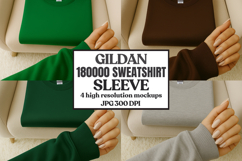 Gildan 18000 Sleeve Sweatshirt Mockup Product Image 1