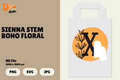 Sienna Stem Boho Floral Monogram Product Image 1