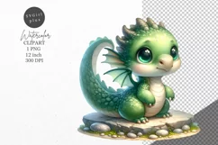 Dragon clipart, Fantasy clipart, Nursery clipart Product Image 1