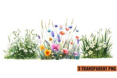 Watercolor Grass Clipart , PNG Product Image 1
