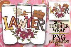 Serene nights 20oz tumbler wrap, Profession Product Image 1