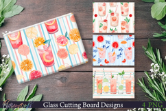 Cutting Board Designs | Stripes | Citrus lemonades Product Image 1