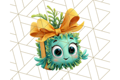 3D Under the Sea Christmas Clipart, Ocean Christmas PNG Product Image 2