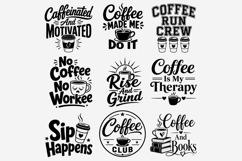 Coffee Bundle PNG | Coffee Quotes Clipart Product Image 7