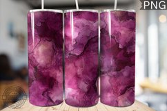 Burgundy Alcohol Ink Tumbler Wrap - High Quality 300 Dpi Product Image 1