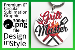 Bright Round Design Sublimation Template , Father&#039;s Day Product Image 1