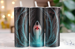 Halloween Grim Reaper Tumbler Wrap | Sublimation | Tumblers Product Image 1