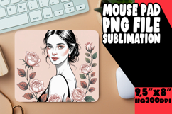 ENCHANTED mouse MAT Gift Inspiration, Beauty Woman Product Image 1