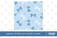 American 4th of July Patriotic Coquette Bow Seamless Pattern Product Image 2