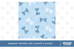 American 4th of July Patriotic Coquette Bow Seamless Pattern Product Image 2