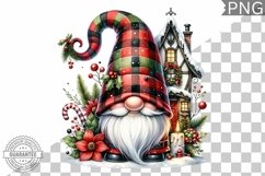 Christmas Gnome Sublimation - Clipart PNG Design Product Image 1