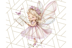 Bookish Fairy PNG Clipart, Whimsical Reading Elements Png Product Image 2