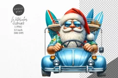 Christmas clipart, Santa clipart, Winter clipart Product Image 1