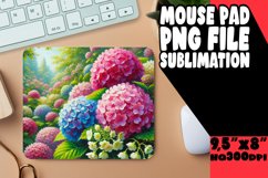 VIBRANT MOUSE PAD SUBLIMATION PNG, Flower Product Image 1