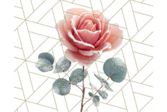 Whimsy Winter Florals Clipart PNG, Christmas Png Clipart Product Image 2
