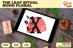 The Leaf Ritual Boho Floral Monogram Product Image 1