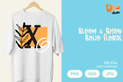 Bloom &amp; Bison Boho Floral Monogram Product Image 1