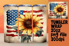 Sunflower Patriotism Magic Mug Product Image 1