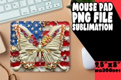 Patriotic Emblem 3D Mouse Pad Product Image 1