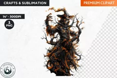 Scarecrow Clipart, Halloween clipart, Halloween sublimation Product Image 1