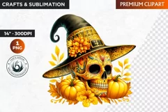 Sugar Skull clipart, Day of the Dead Clipart, halloween Product Image 1