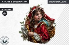 Little Red Riding Hood Clipart, Fairytale clipart, Grimm Product Image 1