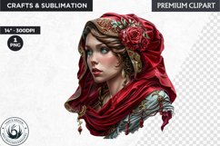 Little Red Riding Hood Clipart, Fairytale clipart, Grimm Product Image 1