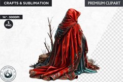 Little Red Riding Hood Clipart, Fairytale clipart, Grimm Product Image 1