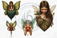 Valentine&#039;s day Fairy Clipart set, Valentines day PNG,Love Product Image 4