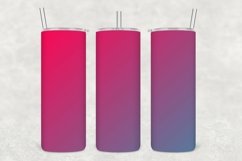 Red Ombre Tumbler Wrap Sublimation Product Image 1