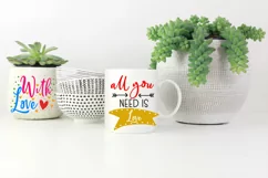 Cute Valentine's Day Overlays I Valentine Word Art Graphics Product Image 2