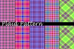Plaid Pattern Digital Paper Bundle Product Image 1