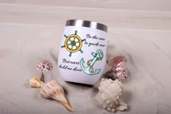 Anchor Watercolor Design | Positive Quote | Sublimation Product Image 3
